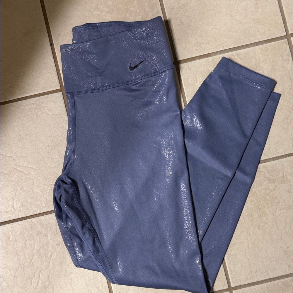 Nike Shimmering Blue Tights